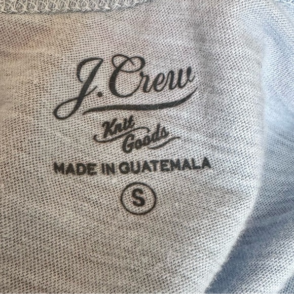 J. CREW Fitted Spring Garden Herb Tee Blue Mist - Picture 8 of 8